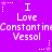 Purple background with repeated white text and star motifs in a pattern