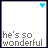 Animated contact sheet of 10 frames showing a static text phrase with varying cyan heart icons in different positions across the top corners and sides.