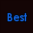 Blue text reading 'Best Friends' above a pixelated group photo of four people in dark clothing against a dark background.