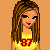Pixel art contact sheet showing multiple frames of an animated buddy icon with basketball-themed text and characters on a solid orange background.