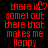 Red pixelated text on black background with a heart symbol replacing the 'i' in 'is', displaying two identical side-by-side versions of the phrase.