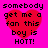 A static image with a bright pink background featuring four identical red heart shapes, each containing black pixelated text.