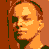 A contact sheet of 13 animated frames showing four stylized human portraits with orange and brown color scheme, overlaid by large white text reading "ALTER BRIDGE" in a distressed font style.
