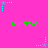 Bright pink background with green text and blue/purple star-shaped icons in a pattern