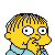 Pixelated yellow-skinned character with spiky brown hair and light blue shirt in a of expressions, some frames contain text overlays