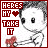 A 4x4 contact sheet of a pixelated animated icon showing a stick figure character offering red roses with text "HERES MY ❤️ TAKE IT" in red block letters.