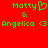 Red background with green pixelated text reading "Motty" and "Angelica" separated by an ampersand symbol, each followed by a heart emoji.