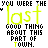 A contact sheet of 25 animated frames showing a yellow stick figure with the text "last" and "good thing about this part of town." repeating across multiple rows on a white background.