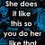 six with text overlays and a cat image, each displaying different phrases and color schemes