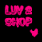 Pixelated pink text and heart on black background, with 'LUN 2' above 'EXPOP' and a small heart to the right.
