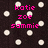 Pixelated icon with dark background and white dots, featuring pink text reading 'Katie Zoe Sammie' and 'for life <3333' on left, 'besties' on right, and a gray square in bottom-right corner.