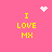 Pixel art icon with pink background displaying yellow text "I LOVE MX" in four quadrants and animated white pixel elements.