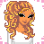 Pixel art contact sheet showing a cartoon woman with curly hair and pink pants, alongside text reading "Better Off" in pink block letters.