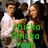 Two figures with brown hair stand side-by-side; one wears a white shirt, the other dark clothing. Green text overlays read 'chicko Chicko Yeah' in pixelated font.