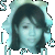 six identical pixelated headshots with teal-tinted borders, each showing a person with dark hair and a neutral expression against a light gray background