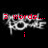 A pixelated icon with red text overlays on a black background, showing three distinct text states: '3 words...', 'love', and 'Gerard' across different frames.