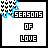 A 5x5 contact sheet of animated frames showing a pixel art icon with "SEASONS OF LOVE" text, where each frame displays different color variations of the text and border elements while maintaining consistent layout.