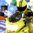 A 48x48 pixel animated buddy icon featuring a yellow-clad action figure and bold "KILL BILL" text on a bright yellow background, displayed as a contact sheet with two frames.