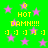 Green background with pink stars and yellow text reading "HOT DAMN!!!" followed by a smiley face, repeated in two identical vertical sections.