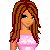 Pixelated cartoon of a female ballet dancer in pink tutu with brown hair, shown across four frames on white background with 'BALLET' text box.