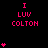 Pixelated pink text and heart symbols on black background with gray corner, animated changes in heart count per frame.