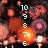 Animated countdown with 'HAPPY NEW YEAR 2007-2008' text over fireworks background, numbers changing from 10 to 1.