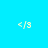 nine identical light yellow symbols on a solid cyan background, each symbol resembling '< / 3' with no visible animation changes across observations