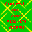 Green background with yellow diamond pattern and red text reading "Coolest band ever SKANKY GREEN" in four identical vertical