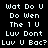 A static contact sheet of six identical frames showing a pixelated text-based animation with repeated phrases on a black background.
