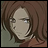 Pixelated anime-style character with brown hair and light eyes, next to black background with white text reading "AnimeIM" and "com".