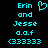 Pixelated cyan text on black background with a heart symbol replacing 'and' in the left