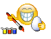 Animated contact sheet showing a yellow emoji painting an egg with paintbrushes and color swatches across multiple frames.
