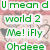 Green pixelated text on white rectangular backgrounds arranged in four horizontal lines against a blurred pinkish-brown patterned backdrop.