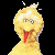 Animated contact sheet of a Sesame Street character with changing text colors across 10 frames on black background.