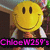 Yellow smiley face with black eyes and mouth, wearing white sleeves over brown clothing, positioned above text overlays.