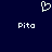 Pixelated white heart symbol above two instances of the text "Pito" on a dark blue background.