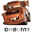 Pixelated cartoon car with rusted brown body, smiling face showing teeth, and text 'DAGUM!!!' below on white background.