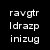 Pixelated white text on black background arranged in two with partial letter distortions and one exclamation mark