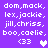Purple background with white pixelated text listing names and a heart symbol, showing animation where the heart changes color between frames.