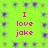 Bright green background with repeating purple starburst patterns and pink text reading "I love jake" in four identical sections.