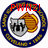 Circular icon with blue and gold border containing a pixelated cat face next to a striped orange object, red text at top reads "PWNZ!".