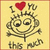 Pixelated icon shows a smiling face with large eyes, red heart above head, and partial text fragments on yellow background.