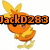 Pixelated orange bird-like creature with yellow accents, shown in three variations with different text overlays and expressions.