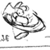 Static grayscale pixel art icon of abstract tangled lines with partial text fragment on white background.