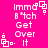 Pixelated white text and symbols on bright pink background, repeated in four identical with no visible animation changes