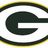 Green Bay Packers logo with yellow text 'green bay packers' and 'ROCK!' on dark green background.
