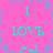 A static image with a bright pink background featuring repeated cyan text and symbols arranged in a pattern