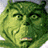 Green pixelated character with wide eyes and open mouth on left, green text 'Original Icons .com' on dark green background right.
