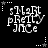 Black background with white pixelated text 'sMART pReITy JNce' and star-shaped elements in four corners, each corner showing a different star state.