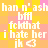 Pixelated text and symbols on a yellow-pink gradient background with repeated phrases.